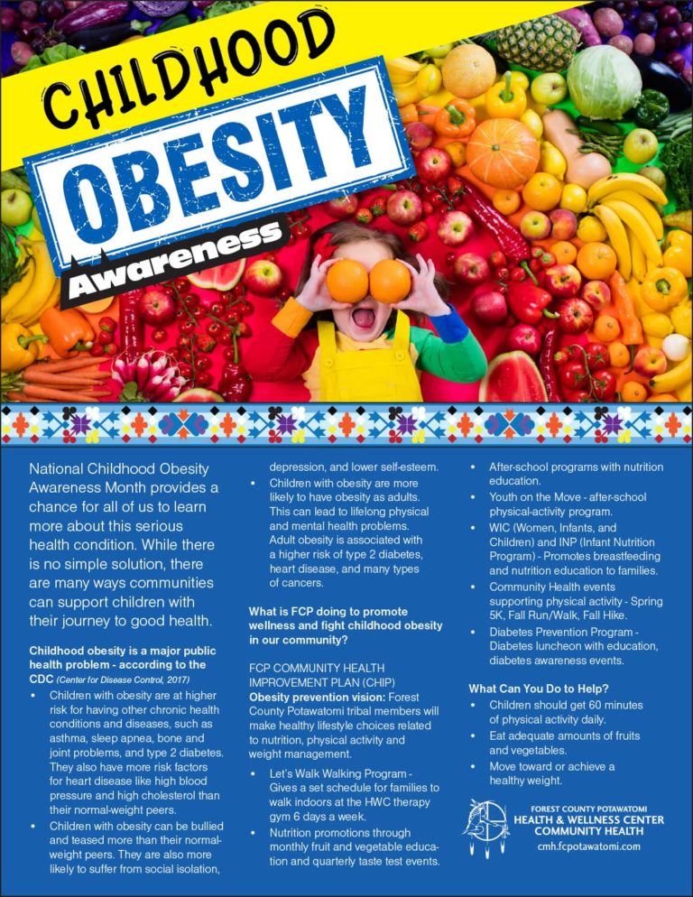 Childhood Obesity Awareness - Community Health