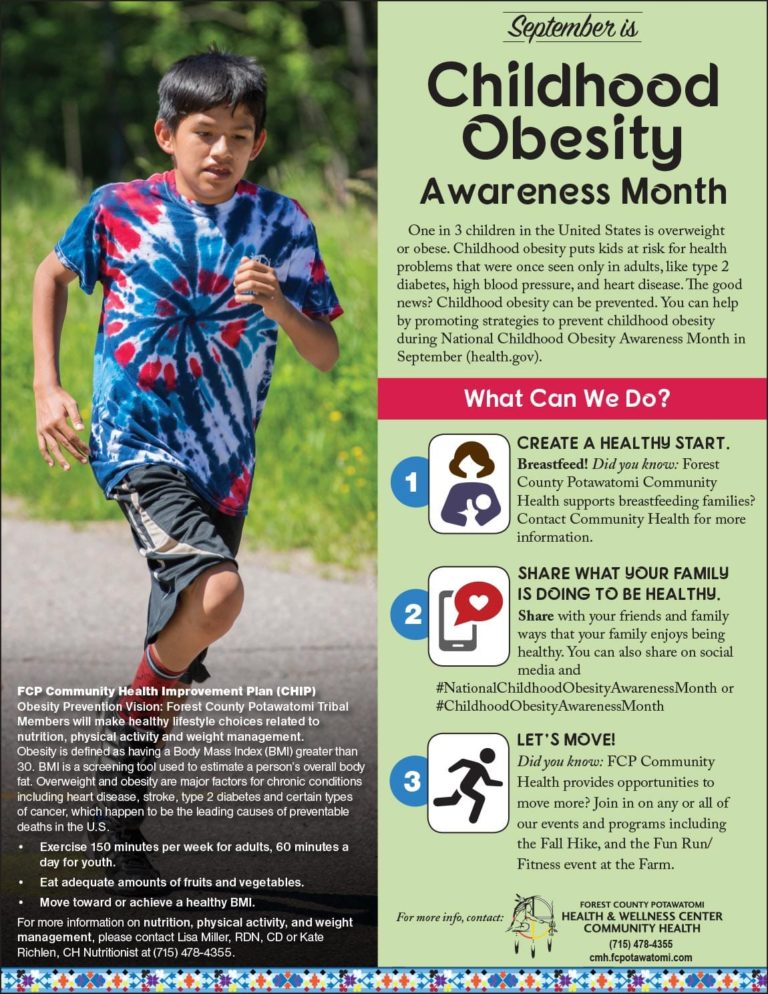 Childhood Obesity Awareness Month - Community Health